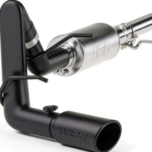 MBR Black Cat-Back Exhaust System S5338BLK Bolt-On Powder Coated-0