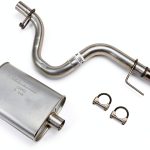 Dynomax 2.5-Inch Round Super Turbo Muffler for Jeep Wrangler YJ-0