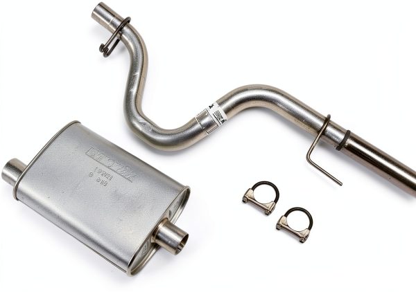 Dynomax 2.5-Inch Round Super Turbo Muffler for Jeep Wrangler YJ-0