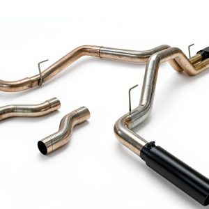 Flowmaster 817692 Cat-Back Exhaust with 4.00" Black Ceramic Tips-0