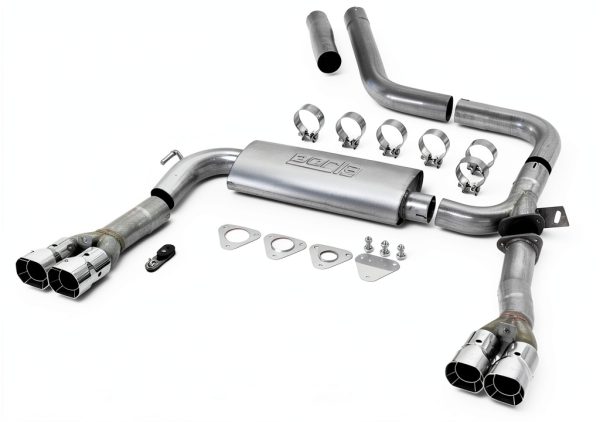 Borla 14780 Cat-Back Exhaust System Stainless Steel Dual Tip-0