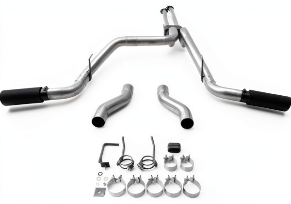Flowmaster 817692 Cat-Back Exhaust with 4.00" Black Ceramic Tips-2