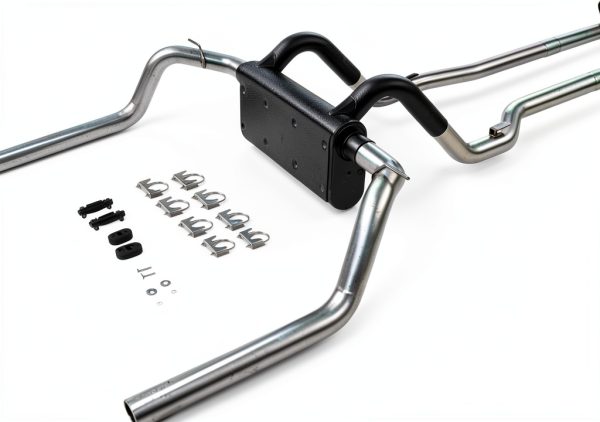 Flowmaster 17104 Bolt-On H-Pipe Crossover for Maximum Power and Deep-0