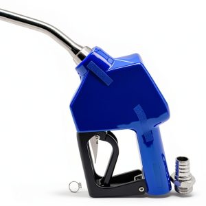 BORRITT Automatic Shut off DEF Nozzle 3/4" NPT Inlet 1/2" Spout Blue-0