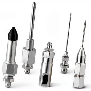 Grease Gun Needle Accessory Set Gosknor 5pcs Carbon Steel Nozzle Kit-0