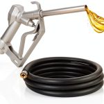 VEVOR 3/4-Inch NPT Fuel Nozzle with 10 ft Hose, Silver-0