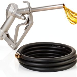 VEVOR 3/4-Inch NPT Fuel Nozzle with 10 ft Hose, Silver-0