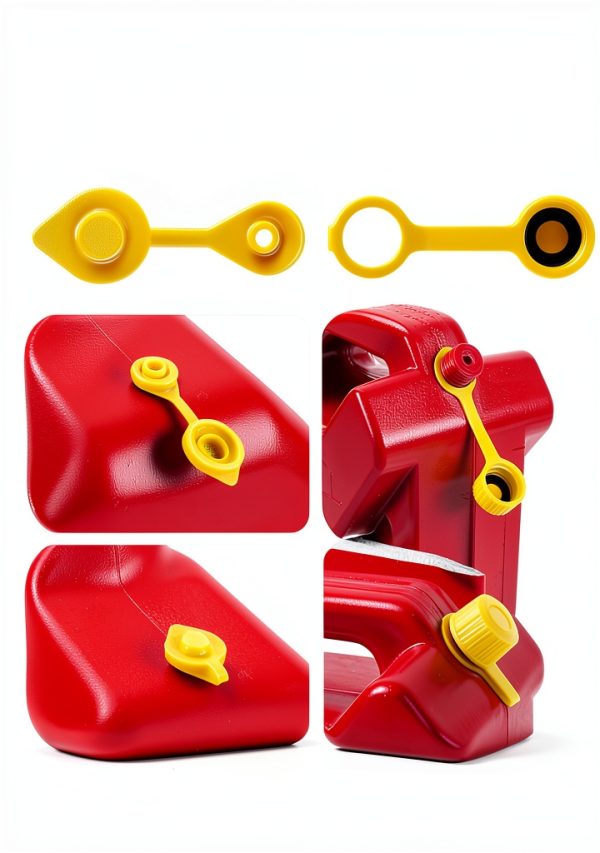 3 Pack Gas Can Spout Replacement, Upgraded Gas Cans Nozzle Replacement with Flexible Nozzle Leak-Proof Design, Fit for Most 1/2/5/10 Gallon Oil Cans-5