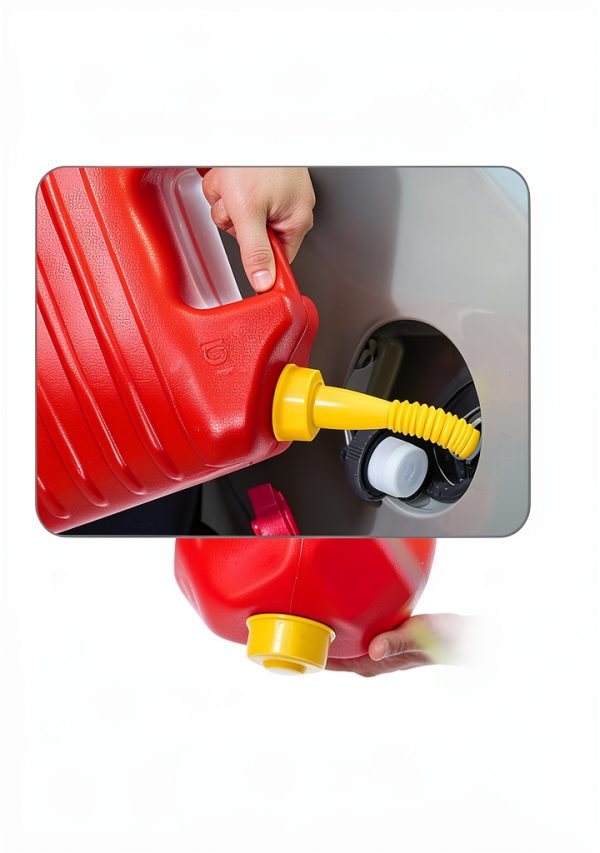 3 Pack Gas Can Spout Replacement, Upgraded Gas Cans Nozzle Replacement with Flexible Nozzle Leak-Proof Design, Fit for Most 1/2/5/10 Gallon Oil Cans-4