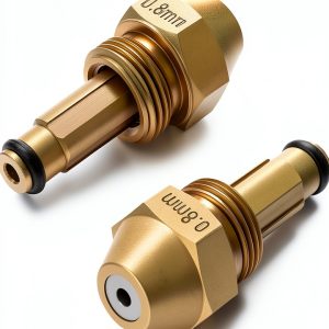 Waste Oil Heater Nozzle 2 Pack Brass 0.8mm RubberSeal MorningRo-0